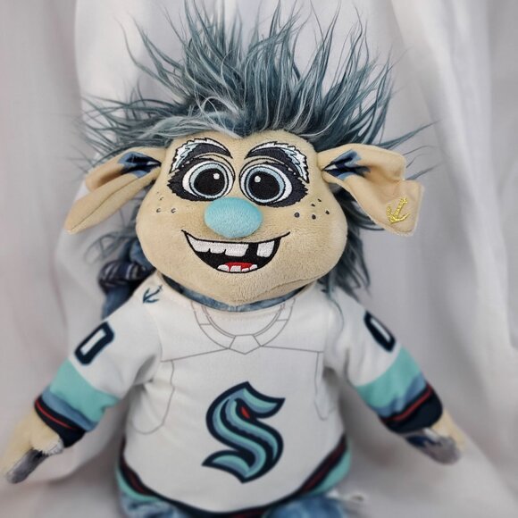 Seattle Kraken Buoy Mascot NHL Plush Toy 16" Toy Licensed Bleacher Creatures - Picture 2 of 12